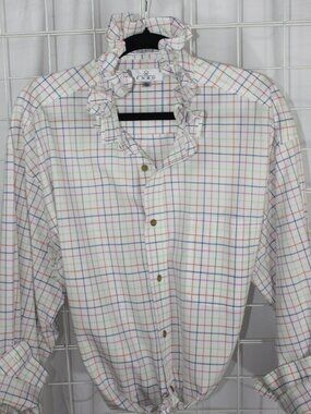 Custom ENRO Ruffle Collar Shirt – One-of-a-Kind